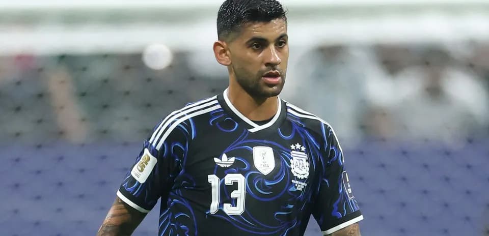 Jugador de Argentina en acción durante un partido