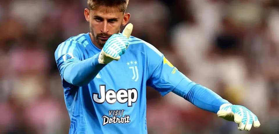 Portero de Juventus haciendo señal de aprobación