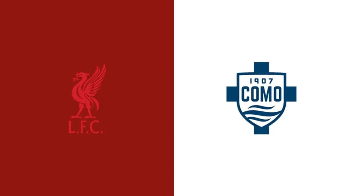 Logos de Liverpool FC y Como 1907