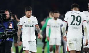 Jugadores de Chelsea tras el partido