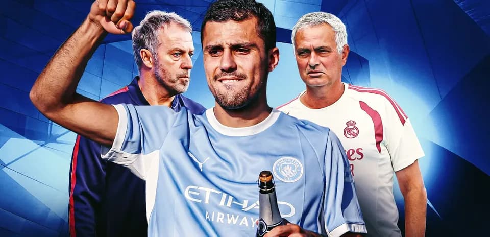 Jugador levantando una botella con entrenadores de fondo