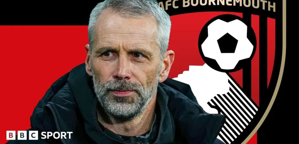Entrenador de AFC Bournemouth en fondo de equipo