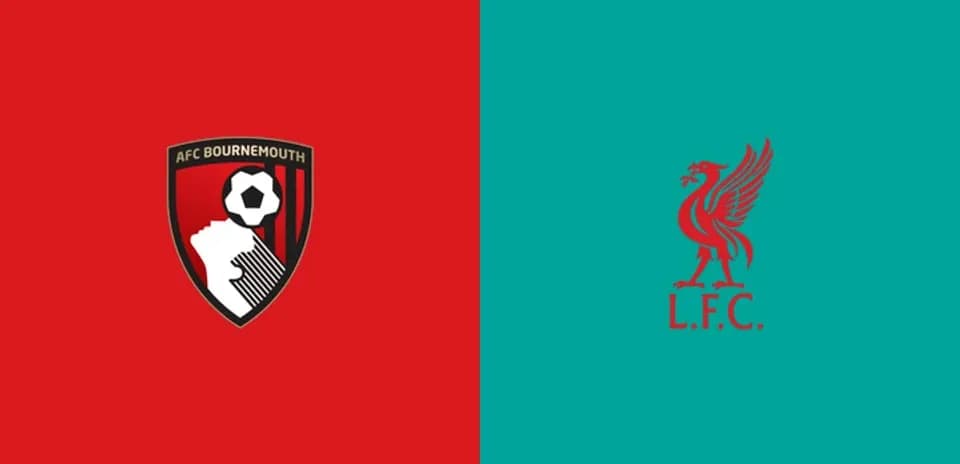 Logos de AFC Bournemouth y Liverpool FC