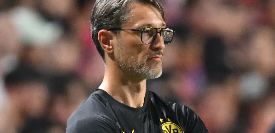 Entrenador de Borussia Dortmund en partido