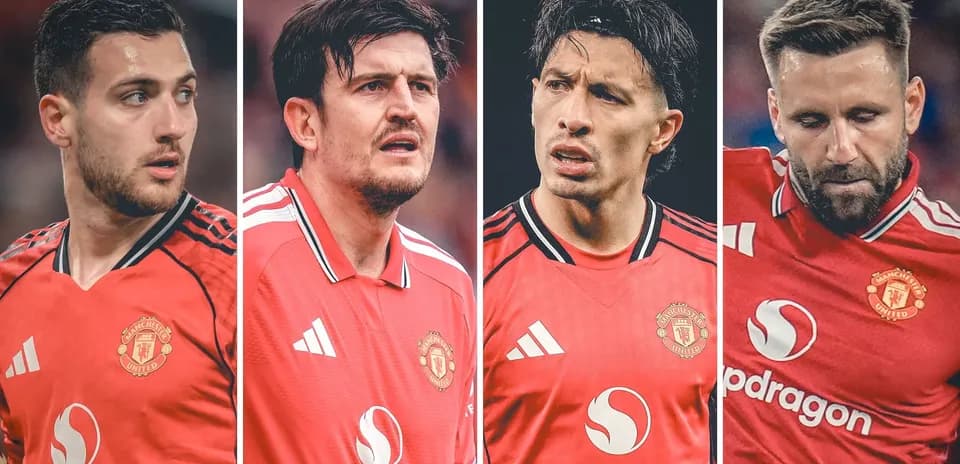 Jugadores de Manchester United en acción