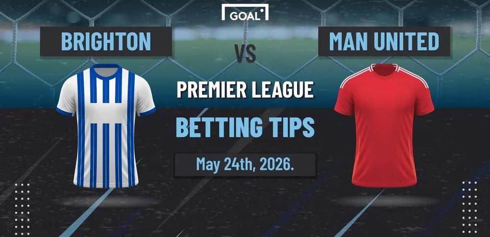 Camisetas de Brighton y Man United para partido