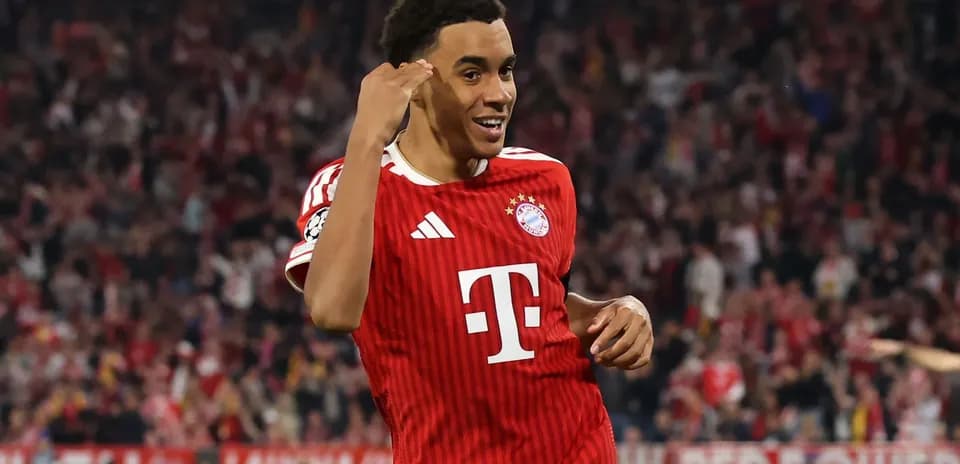 Jugador de Bayern Munich celebrando un gol