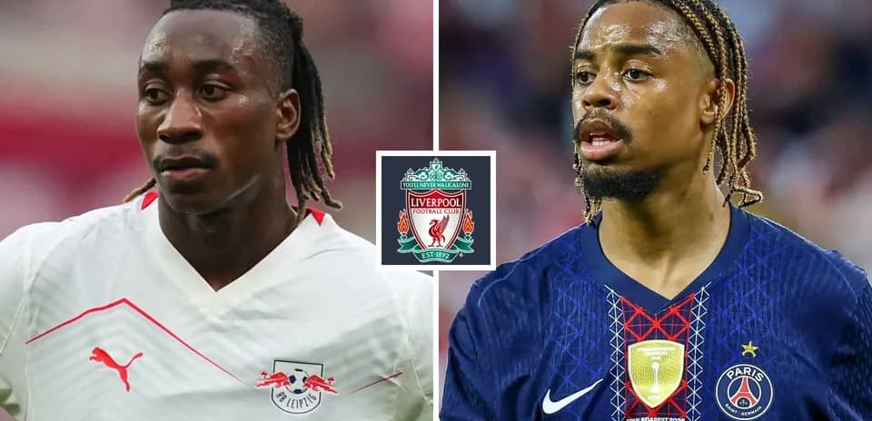 Jugadores de RB Leipzig y PSG en el campo