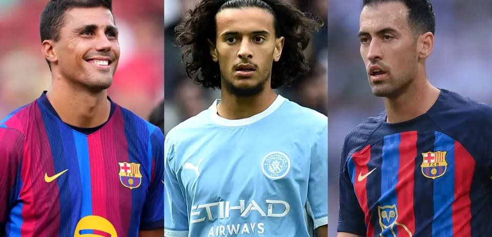 Tres futbolistas en sus respectivas camisetas de clubes