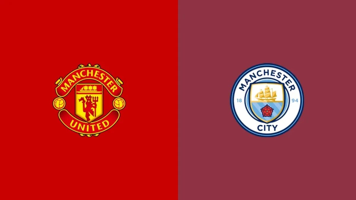 Logos de Manchester United y Manchester City