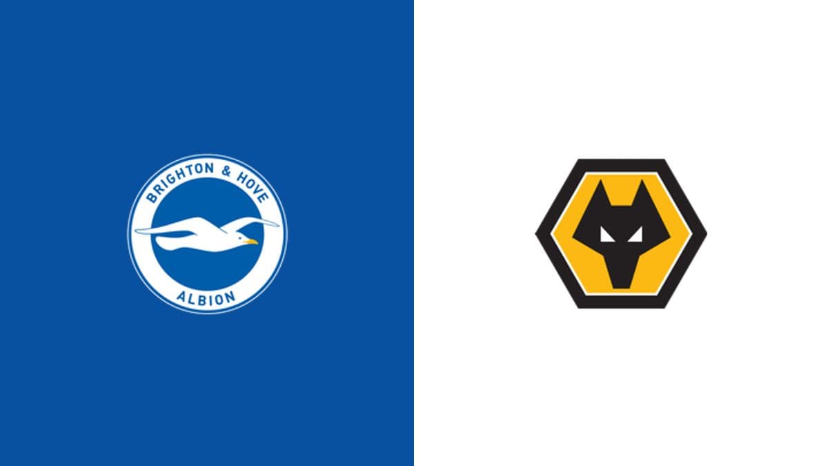 Logos de Brighton & Hove Albion y Wolverhampton