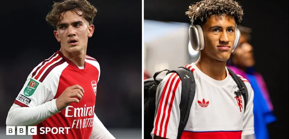 Jugadores de Arsenal en acción y llegando al estadio