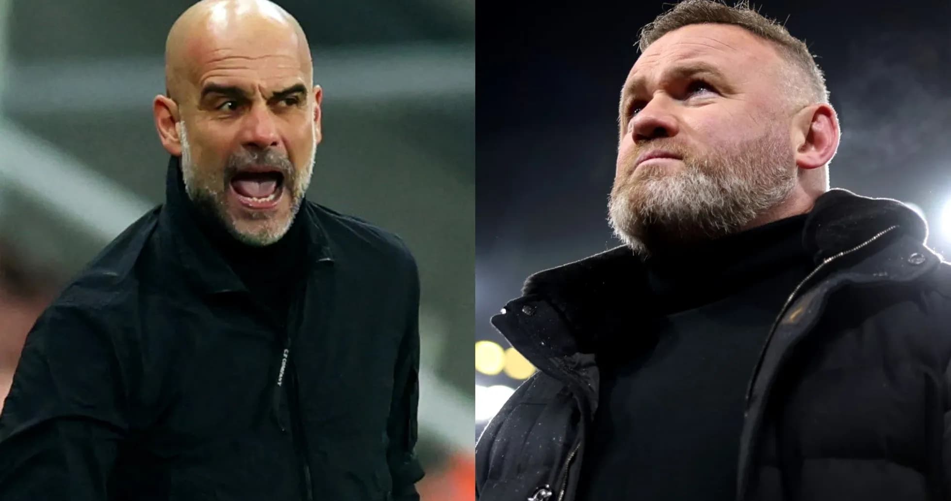 Entrenadores en la línea de banda durante un partido