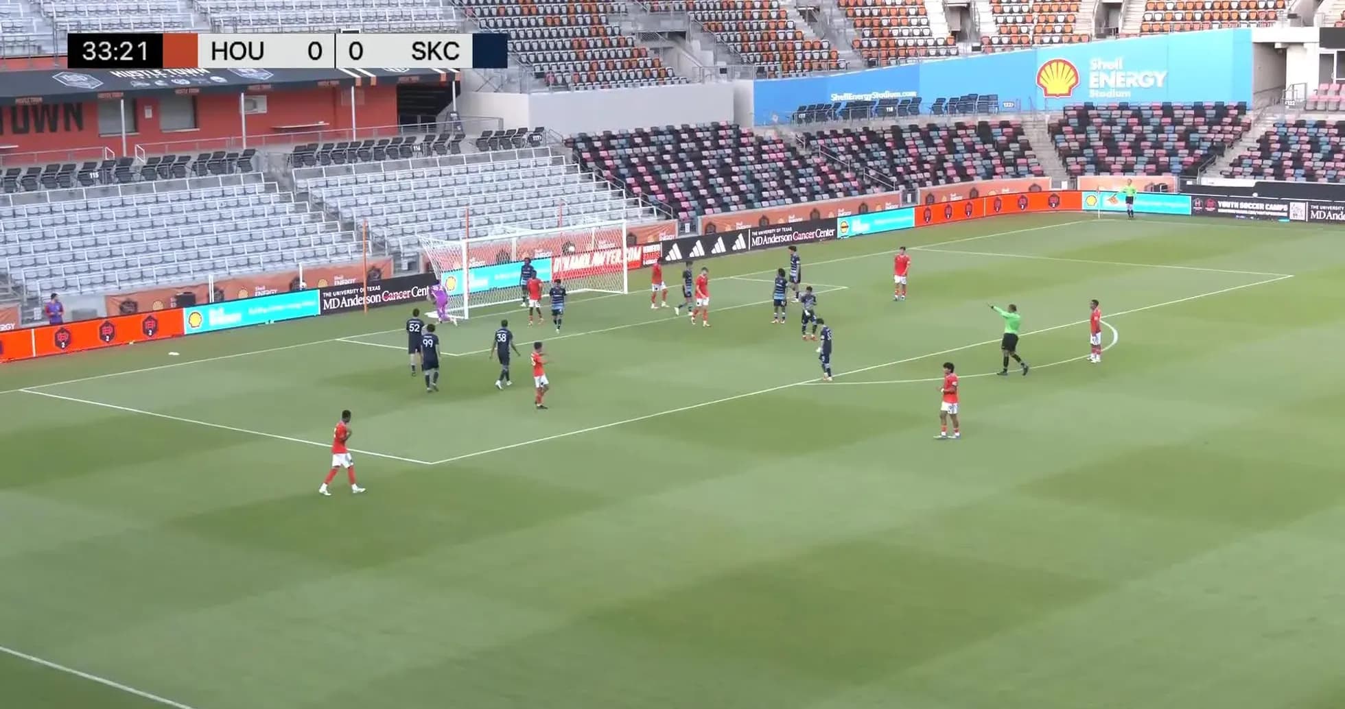 Partido entre Sporting KC II y Houston Dynamo FC II