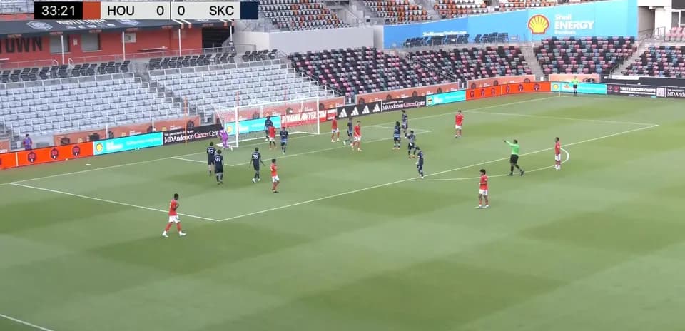 Partido entre Sporting KC II y Houston Dynamo FC II