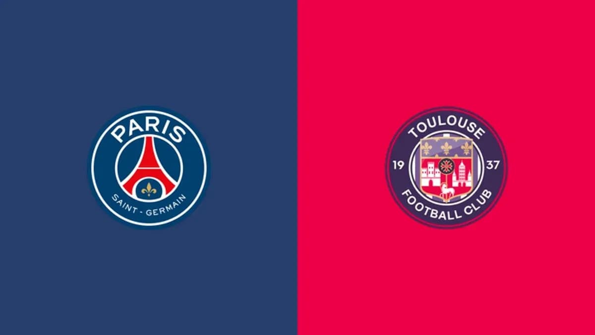 Logos de Paris Saint-Germain y Toulouse FC