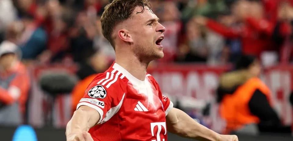 Jugador de Bayern Múnich celebrando un gol