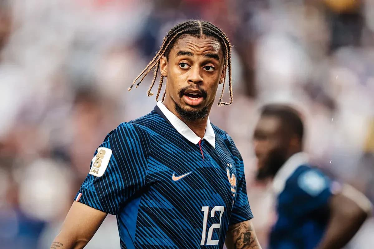 Jugador de Francia en acción durante un partido