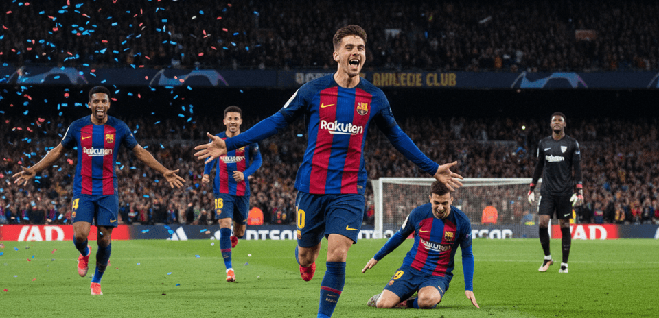 Barcelona derrota al Athletic Club 4-0 en el Camp Nou