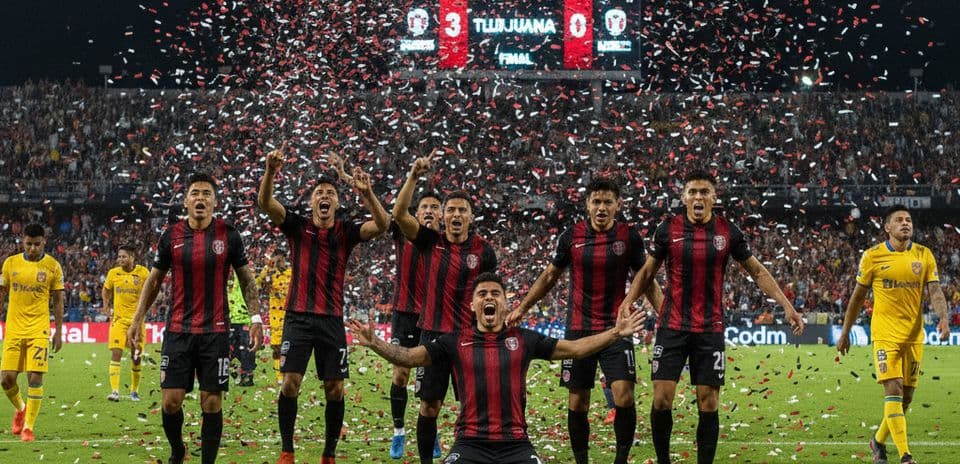 Club Tijuana triunfa 3-0 sobre Tigres UANL en Liga MX
