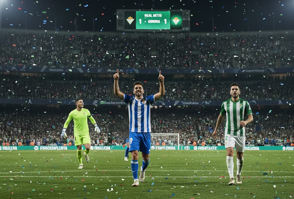 Real Betis y Girona empatan 1-1 en La Liga