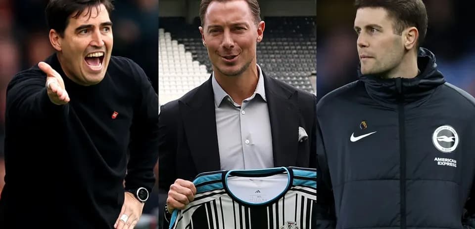 Tres entrenadores en diferentes situaciones durante partidos