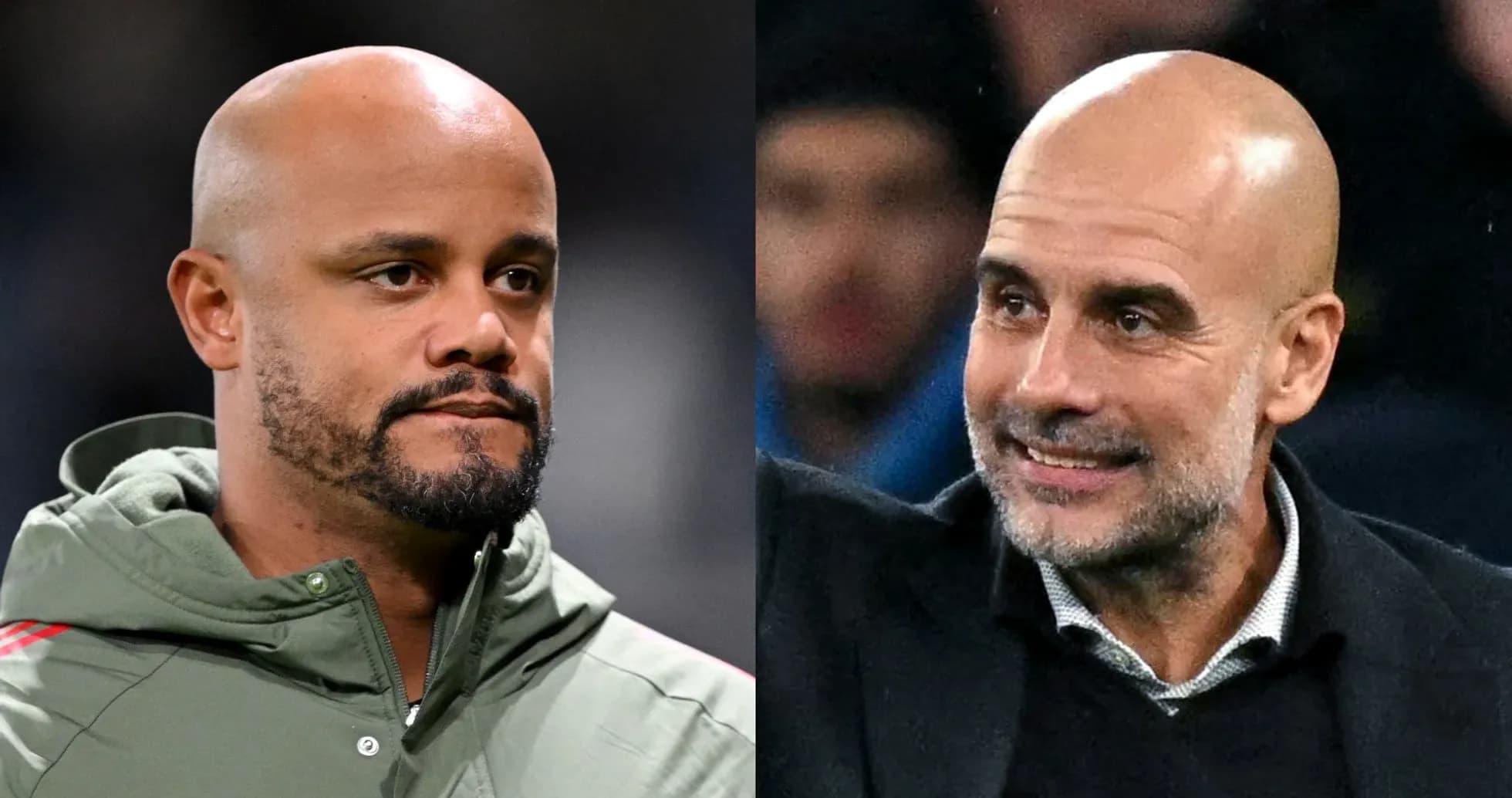 Vincenzo Montella y Pep Guardiola en evento deportivo