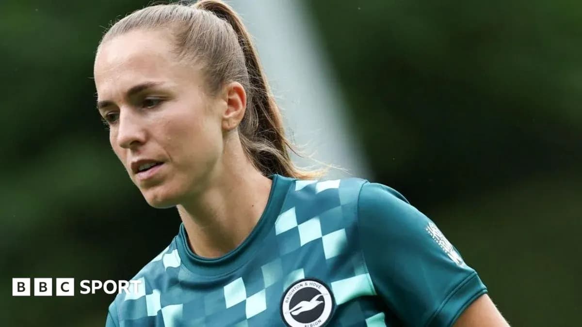 Portera de Brighton & Hove Albion en entrenamiento