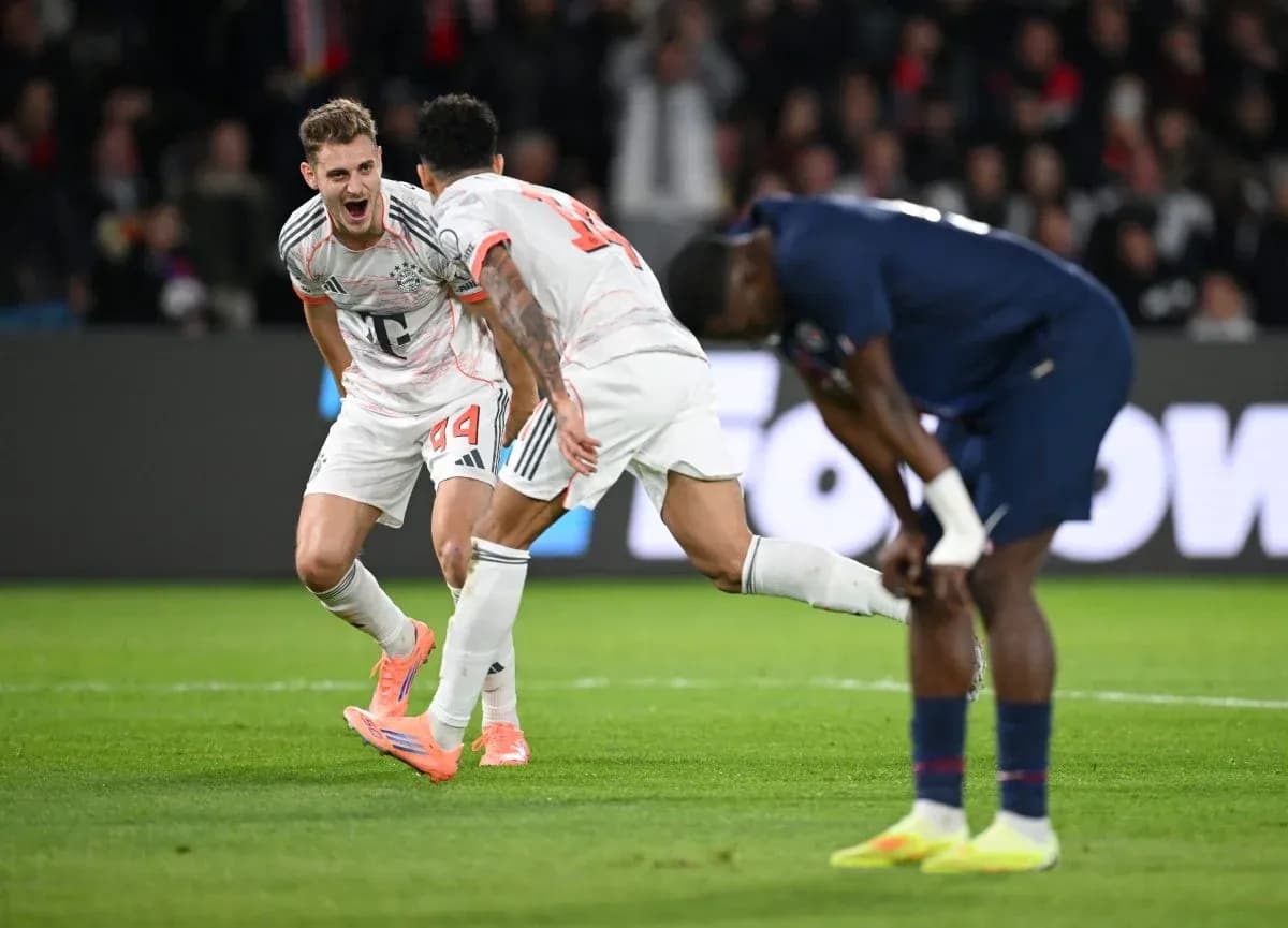 Jugadores de Bayern celebrando un gol