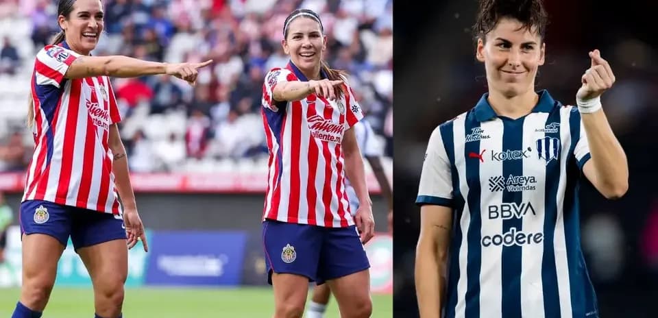 Jugadoras de Guadalajara y Monterrey en acción