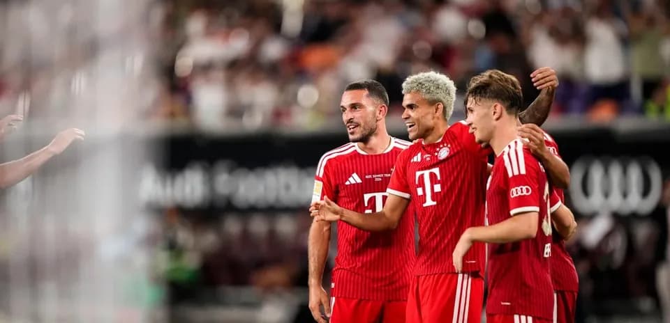 Jugadores del Bayern Múnich celebrando un gol