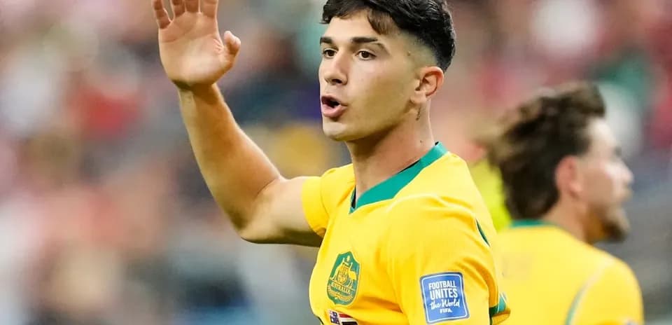 Jugador australiano gesticulando durante un partido