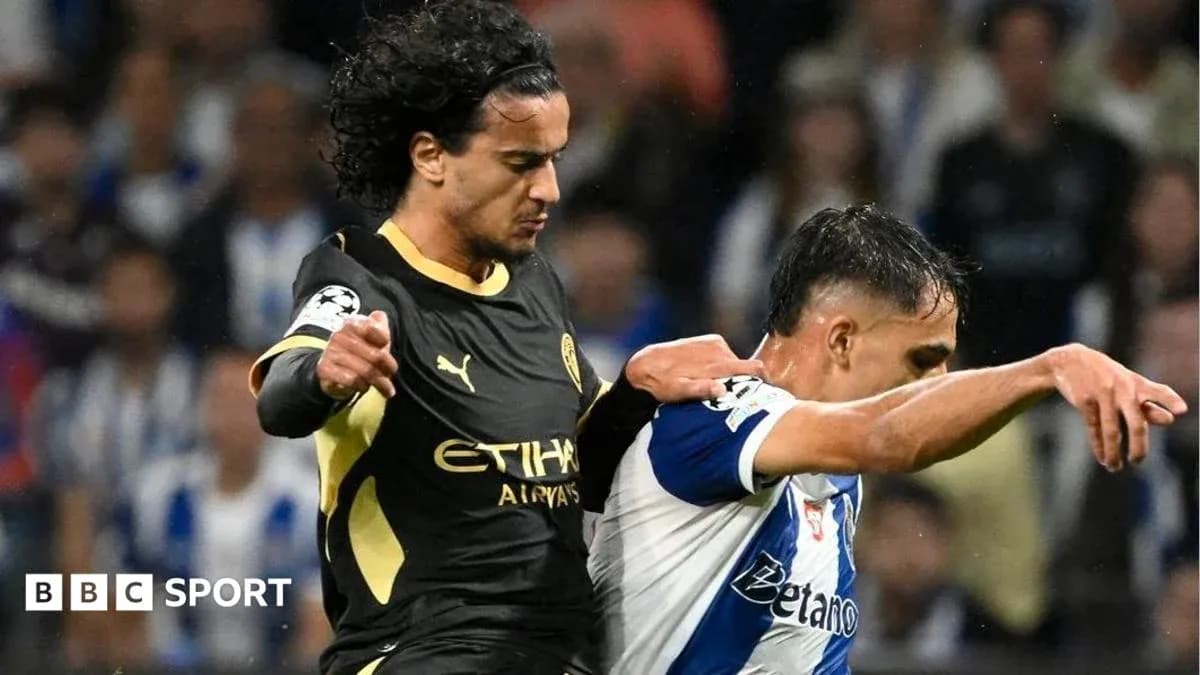 Jugador de Manchester City desafía a oponente de Porto
