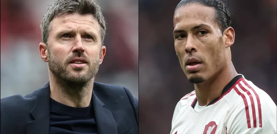 Michael Carrick y Virgil van Dijk en retratos