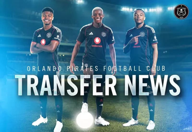 Jugadores de Orlando Pirates presentan noticias de transferencias
