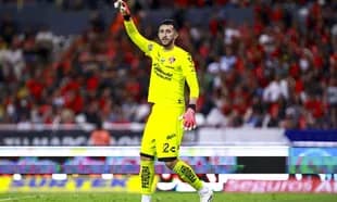 Portero de Atlas durante el partido