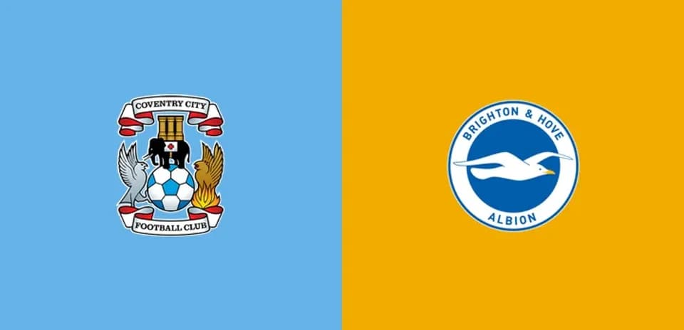 Escudos de Coventry City y Brighton & Hove Albion