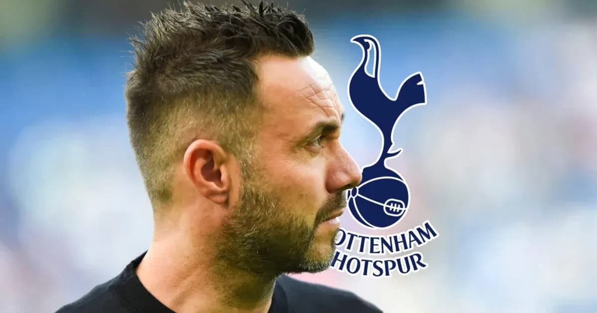 Entrenador de Tottenham Hotspur mirando hacia un lado