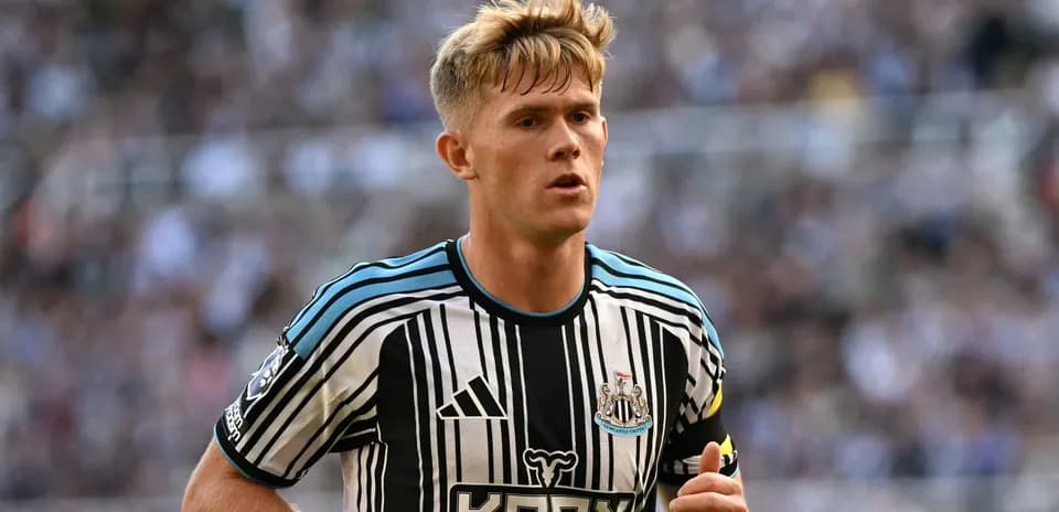 Jugador de Newcastle United en acción durante el partido