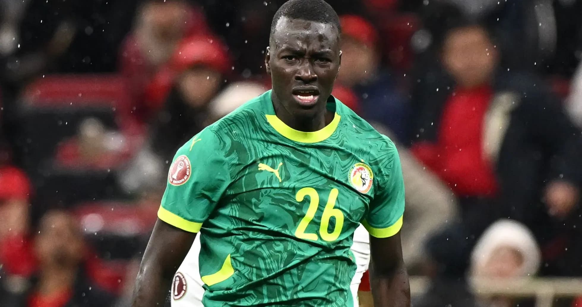 Jugador de Senegal en acción durante un partido