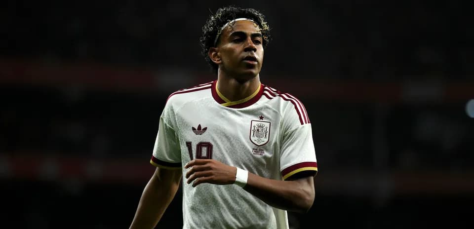 Jugador de España en acción durante un partido