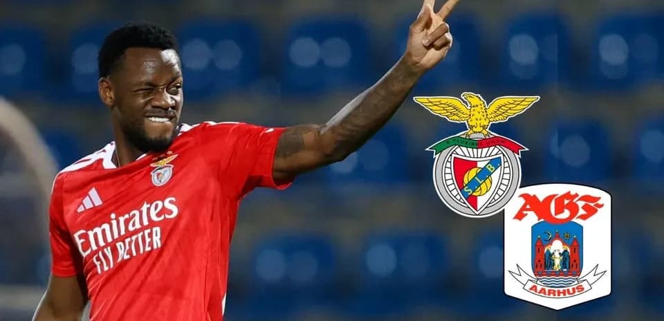Jugador de Benfica celebrando un gol