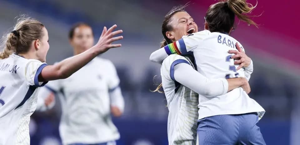 Jugadoras de Seattle Reign celebrando un gol