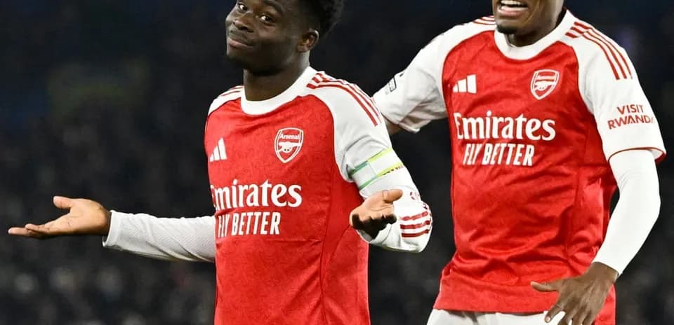Jugadores del Arsenal celebrando un gol