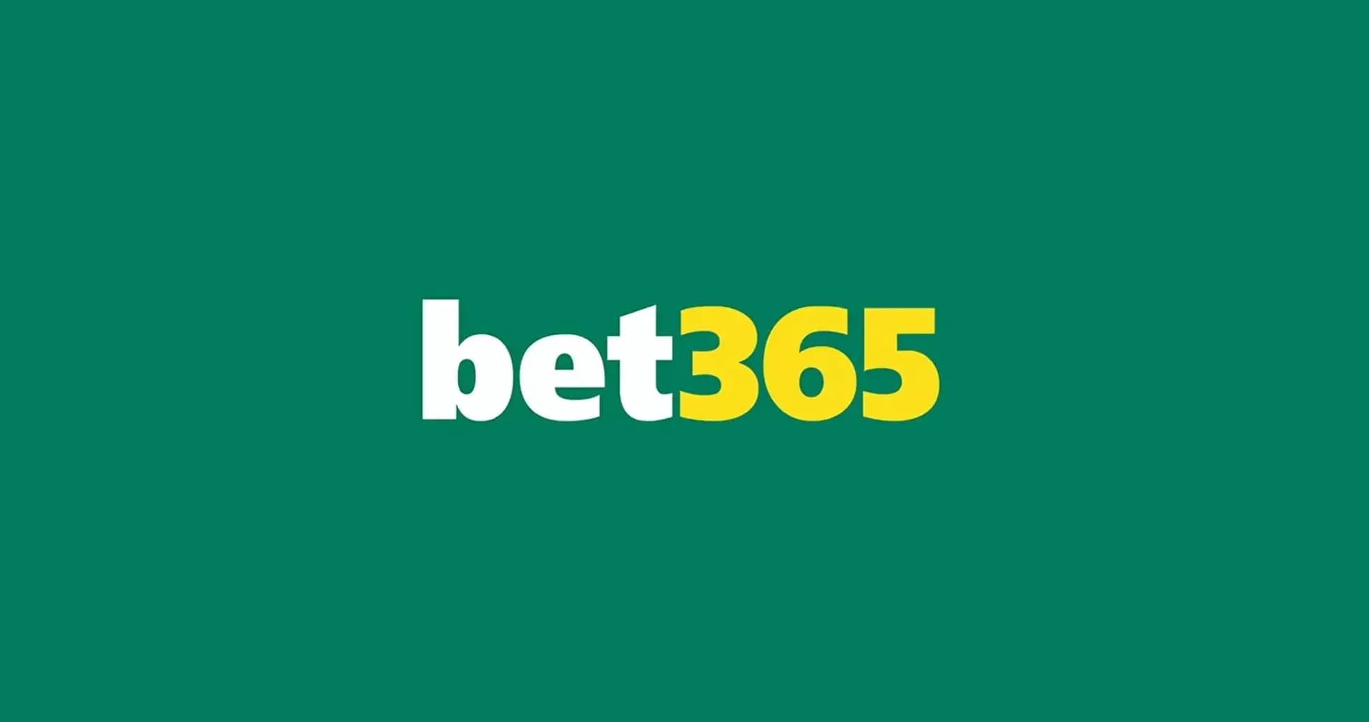 Logotipo de bet365 sobre fondo verde