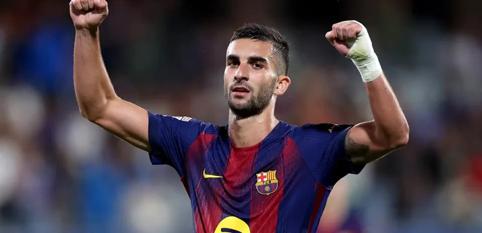Jugador del Barcelona celebrando un gol