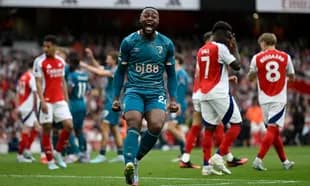 Jugador de Bournemouth celebrando un gol