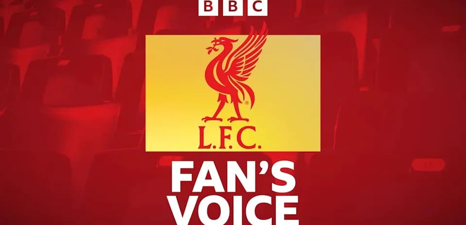 Logo de Liverpool FC con el texto 'Fan's Voice'