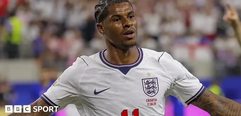 Jugador de Inglaterra en celebración durante un partido