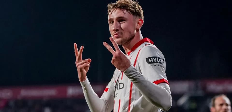 Jugador de Girona celebrando un gol